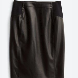 Pomona Faux Leather Pencil Skirt